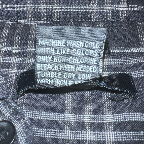 BRUNO New York Linen Blend Button Down Short Sleeve Shirt. Washable Linen XXL - Picture 8 of 11